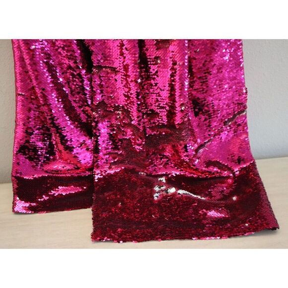 Derek Lam 10 Crosby TS01533SQ Women Sz 8 Fuchsia/Silver Sequined Mini Dress - Picture 5 of 16